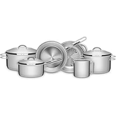 Imagem da oferta Jogo de Panelas Tramontina Solar em Aço Inox com Fundo Triplo e Tampas de Inox 6 Peças