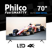 Imagem da oferta Smart TV LED 70" Ultra HD Philco 4K PTV70G2SGSGB Google TV com HDMI USB Wi-Fi Dolby Atmos Dolby Vision e Chromecast inte