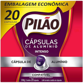 Imagem da oferta PILÃO Café Pilão Cápsula Intenso - com 20 Cápsulas - 104 Gramas