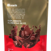 Imagem da oferta Basic Whey 1kg Growth Supplements - Chocolate