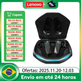 Imagem da oferta Escolha lenovo gm2 pro fone de ouvido bluetooth 5.3 fones com microfone 9d estéreo pro 6 modos duplos jogo música sem