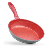 Imagem da oferta Panela Polishop Sauté Grand Vermelha de 24cm Frigideira Flavorstone