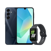 Imagem da oferta A16 5G 128GB - Azul Escuro + Galaxy Fit3 - Grafite - Samsung - Acessórios para Celular