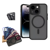 Imagem da oferta Capa Capinha P/ iPhone Fosca Premium Proteção Câmera Magsafe