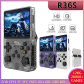 Imagem da oferta R36S Handheld Game Console Tela IPS Retro Game Console Pocket Video Player Portátil Sistema Linux 3,5"