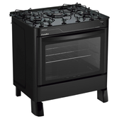 Imagem da oferta Fogão Esmaltec 5 Bocas Ágata Glass Automático Mesa Vidro Super Chama