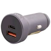 Imagem da oferta Carregador Veicular Turbo 38W USB-A USB-C - Superpower Duo Geonav CH38PDQC