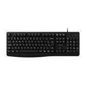 Imagem da oferta Teclado AOC KB120 USB 104 Teclas ABNT Resistente a Derramamento Preto - KB120 BK