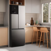Imagem da oferta Geladeira Frost Free Inverter 3 Portas 480l Inox Electrolux