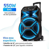Imagem da oferta Caixa de Som Amplificadora Mondial CM-550-L com Led 550W