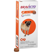 Imagem da oferta Antipulgas e Carrapatos Bravecto 250mg Cães de 45 a 10kg