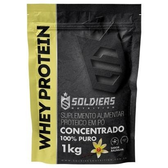 Imagem da oferta Whey Protein Concentrado 1Kg - Baunilha - Importado - Soldiers Nutrition