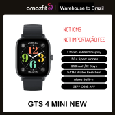 Imagem da oferta 2024 NEW Amazfit GTS 4 mini Nova versão Smartwatch All-round Saúde Fitness Tracking Smart Watch Alexa Smartwatch para
