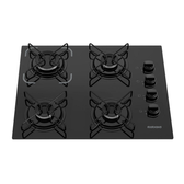Imagem da oferta Cooktop Itatiaia Essencial 4 Bocas Vidro Preto Bivolt 3700000192