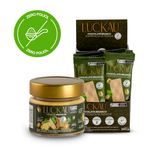 Imagem da oferta Kit - Display de Barras de Chocolate Branco com Pistache de 20g + Creme