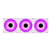 Imagem da oferta Kit Com 3 Ventoinhas Rise Mode Magneto Pro 120mm Led ARGB Branco - RM-MAPRO-ARGB-W