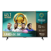 Imagem da oferta Smart TV 58" Hisense DLED 4K UHD HDR10+ Dolby Vision - 58A6NV