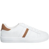 Imagem da oferta Tênis Penélope Casual Feminino Recortes Pespontos Branco