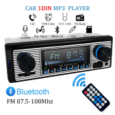 Imagem da oferta Rádio Estéreo do Carro FM Bluetooth MP3 Hippcron-1 Din