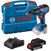 Imagem da oferta Furadeira de Impacto e Parafusadeira Brushless - Bosch GSB 18v-50 18v - 2 Baterias 1 Carregador Bivolt e Maleta