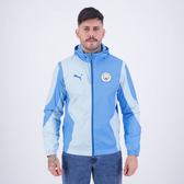 Imagem da oferta Jaqueta Puma Manchester City Pré Jogo Woven Azul