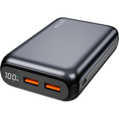 Imagem da oferta Geonav Power Bank Carregador Portátil Universal 20.000mAh USB-A (até 18W) + USB-C (até 20W) Compacto Carregamento Rá