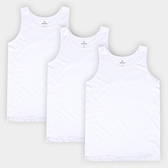 Imagem da oferta Kit Regata Hering Básicas 3 Peças Masculina