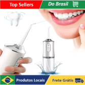 Imagem da oferta Irrigador Dental Oral Recarregavél 220ml Higiene Limpeza Bucal Portátil Limpador de Dente