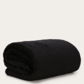 Imagem da oferta Manta fleece de microfibra Smoke - SOLTEIRO Preto