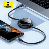 Imagem da oferta Baseus retrátil 100w cabo usb c para macbook iphone