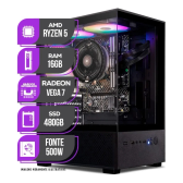 Imagem da oferta Pc Gamer Mancer Amd Ryzen 5 16gb Ddr4 Ssd 480gb