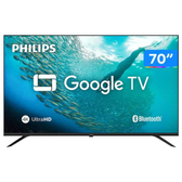 Imagem da oferta Smart TV 70" Philips 4K UHD DLED Google TV Quad Core Google Assistente 3 HDMI - 70PUG7019/78