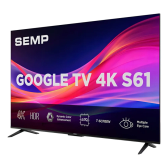 Imagem da oferta Smart Tv 50" Led 4k Ultra Hd Semp Tcl S61 Google Tv
