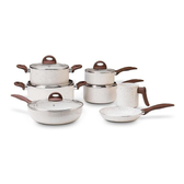 Imagem da oferta Jogo de Panelas Ceramic Life Vanilla Brinox - 7 Peças