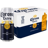 Imagem da oferta 4 Packs Cerveja Corona Extra 12 Unidades Lata 473ml - 48 Unidades