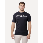 Imagem da oferta Camiseta John John Jj Logo Preta - Masculina