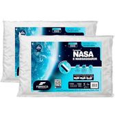 Imagem da oferta Kit 2 peças Travesseiro Nasa Up 3 para fronhas 50x70 cm Fibrasca