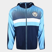 Imagem da oferta Jaqueta Manchester City Corta Vento SPR Com Capuz - Masculina