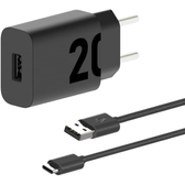 Imagem da oferta Motorola Carregador Turbo Power 20W Cabo 1 Metro Porta USB-A Cabo USB-C