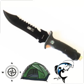 Imagem da oferta Faca Tatica Pescador Corta Limpa Peixe Churrasco Com Bainha