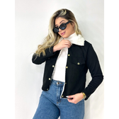 Imagem da oferta Jaqueta Casaco Suede Todo Forrado Pelúcia Pelinho Teddy Qualidade Premium