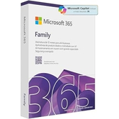 Imagem da oferta Microsoft 365 Family (12 meses) até 6 usuários Office apps com o Copilot incluso PCMacIphonetablet Ativação ne