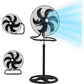 Imagem da oferta AQWS Ventilador de Coluna 3 em 1 127V 50cm 6 Pás e 3 Velocidades Ventilador de Coluna OscilanteVentiladores com Pedesta