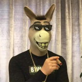 Imagem da oferta Máscara de Látex Burro Shrek
