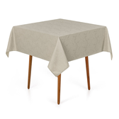 Imagem da oferta Toalha de Mesa Quadrada 4 Lugares Cinza Melli