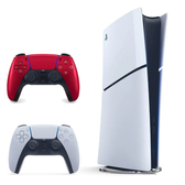 Imagem da oferta Kit PS5 Slim Digital 1TB c/Returnal + Ratchet & Clank + Controle Dualsense Volcanic Red Sony -  | Smartphones P