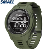 Imagem da oferta Smael relógios digitais esportivos led relógios de pulso masculino 50m à prova dwaterproof água relóg