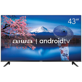 Imagem da oferta Smart TV Aiwa 43" Android Full HD Comando de voz Dolby Audio HDR10 - AWS-TV-43-BL-02-A