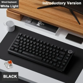 Imagem da oferta Teclado Mecânico com fio Attack Shark X Ajazz AK820 75% com botão CNC Hot-swap