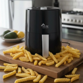 Imagem da oferta Fritadeira Sem Óleo Air Fryer 2,8l Seu Lar 110v Cor Preto Preto 127v
